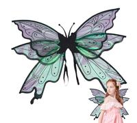 Generisch Alas de hadas brillantes para adultos - Vestido de mariposas de hadas, alas de para adultos y mujeres, niñas, vestido de Halloween, alas de mariposa de cuento de hadas