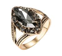 Generisch Álbum 2 anillos de la madre para regalo del día de tu novia de piedra joyas de boda de oro antiguo. También puedes usar un anillo étnico grande para anillos de boda para madres. Agua potable