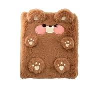 Generisch Álbum de recortes de tarjetas fotográficas, tamaño A6, lindo álbum de peluche portátil, carpeta de tarjetas de fotos, para niños y Año Nuevo para recordar a los abuelos, embarazo, nacimiento