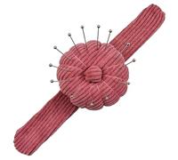 Generisch Alfiletero de pulsera para costura, accesorios de costura, pulsera de calabaza, alfiletero para adultos, hogar, estudio, curso, viajes
