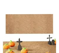 Generisch Alfombra de Halloween Village, alfombra de paisaje espeluznante, almohadilla decorativa de escena otoñal, textura de tela suave, simple