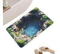 Generisch Alfombra de ilusiones | Alfombra antideslizante de secado rápido en cascada, alfombra 3D agujero ilusión - Para decoración del hogar, dormitorio, baño, cocina, pasillo, oficina