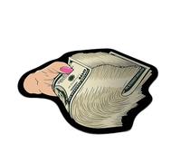 Generisch Alfombra para dormitorio | Alfombra de piso con billetes de 100 dólares | Alfombra de área de dinero alfombra antideslizante de cocina, alfombra de terciopelo de , 19.7 x 31.5