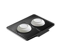 Generisch Alfombrilla de para cocina, 40 x 33 cm, almohadilla de silicona antideslizante, con orificios de drenaje integrados, para encimeras de cocina, fregadero, frigorífico, utensilios, ollas