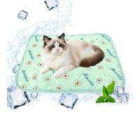 Generisch Alfombrilla de refrigeración para gatos Cama lavable plegable | Almohadilla de refrigeración de verano para gatos en la marca Kennel para gatitos pequeños, medianos y grandes y cachorros