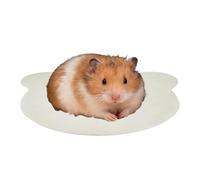 Generisch Alfombrilla de refrigeración para hámster, placa de aluminio, 8,5 x 7,5 x 0,5 cm, 80 g, almohadilla de refrigeración de doble cara, prevención de golpes de calor en animales pequeños