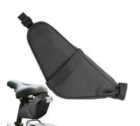 Generisch Alforja para sillín de bicicleta, bolsa para sillín de bicicleta, bolsa para sillín de bicicleta de montaña, doble bloqueo, antibloqueo, bolsa de sillín para, tienda de comestibles, viajes