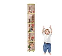 Generisch Almacenamiento de tubos de animales - Tubo organizador de peluche | Estética vertical cesta cesta estante para armario de habitación infantil sala de juegos dormitorio hogar historia