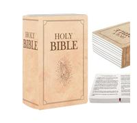 Generisch Almohada de libro de Bible, 33 x 22,3 x 10,1 cm, material suave de Holy Bibles Pillows | Comfortable Amazing Bibles Pillows Book Plush, Holy Bible Pillow, Biible Plussh That Opens