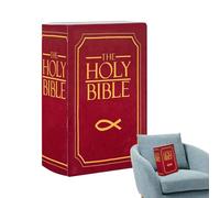 Generisch Almohada de libro de Bible, 33 x 22,3 x 10,1 cm, material suave de Holy Bibles Pillows | Comfortable Amazing Bibles Pillows Book Plush, Holy Bible Pillow, Biible Plussh That Opens