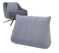 Generisch Almohada inflable de cuña - Cojín de aire portátil para camping, diseño de apoyo lumbar triangular, ligero y ajustable, comodidad ajustable | Dormir, leer, cama, hogar, coche, exterior, yoga