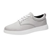 Generisch Alpargatas para hombre Verano Slipper Slip On Verano Zapatos Unisex Casual Zapatos Cómodos Transpirables Zapatos de Lino, A21 gris, 42 EU