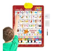 Generisch Alphabet Wall Chart - Interactive Learning Toy, Numbers Talking Posters, Educational Musical Device | Early Education Skill Builder, for age 1-6 Boys Girls Preschool Birthday Holiday Parties