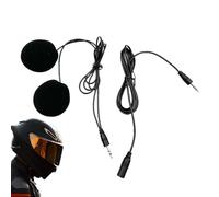 Generisch Altavoz para casco, 4,0 cm, 32 Ω, auriculares para casco de moto, estéreo, auriculares para casco integral, motocicleta, comunicación de conducción y escuchar música