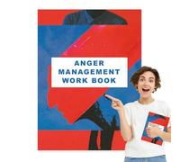Generisch Anger Management Journal, Emotion Understanding Guide, 8,27 x 11,22 pulgadas, libro de trabajo de gestión creativa de Anger para adultos, adolescentes para manejar emociones, diario de