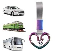 Generisch Anillo de tracción manual para coche, con forma de corazón, para mejorar la seguridad del parachoques trasero para metro, trenes, autobuses y trenes