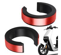 Generisch Anillos auxiliares para amortiguadores de motocicleta, anillos de pretensión para horquilla delantera, 2 anillos decorativos para horquilla delantera, horquilla delantera con resorte de 35