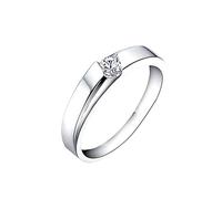 Generisch Anillos con gancho plisado Live Mouth And Women's Heart To Heart Valentine's Ring Day Ring Men 's Open Couple Anillos Anillos Lobo, talla única, Metal, Sin piedras preciosas