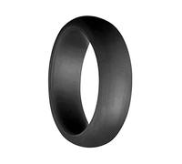Generisch Anillos de masaje mm anillo ancho Yogaring Sportring Pearl Light Silicone Ringserie Anillos Hombre 585 (Negro, A1)