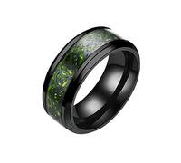 Generisch Anillos de matrimonio Dragón con dragón plateado Acero inoxidable Anillo de acero inoxidable Anillos de lujo Damas, 6, Acero inoxidable, Sin piedras preciosas