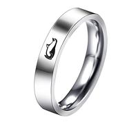 Generisch Anillos de pelo Anillo de plata Joyería Anillos elásticos, 7, Metal, Sin piedras preciosas