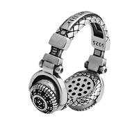 Generisch Anillos martillados Anillos de plata tailandeses modernos y geniales diseñadoras personalizadas de gama alta tendencia -hombres faldas de maduración 3 anillos, Einheitsgröße, Aleación de