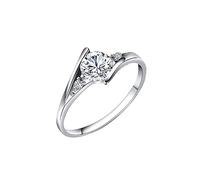 Generisch Anillos niños niños negro Live Mouth And Women's Heart To Heart Valentine's Ring Day Ring Men 's Open Couple Anillos Cinturón con Dos Anillos, talla única, Metal, Sin piedras preciosas