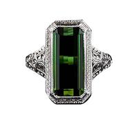 Generisch Anillos para hombre, regalos de cumpleaños, pegatinas de compromiso, anillos plateados, A, Cobre, Sin piedras preciosas