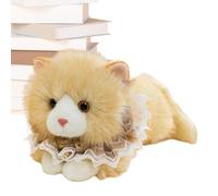 Generisch Animal de peluche con forma de gato, de peluche suave realista de 30,5 cm, de peluche cómodo para el hogar, oficina, dormitorio, sofá, salón, dormitorio, cumpleaños, etc