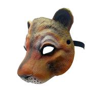 Generisch Animal Face Cover, Leopard Costume, 9.45x7.87 inche Realistic Dress-Up , Comfortable Wearable Design, Fun Themed Accessory for Adults, Family, Party, Holiday, Photoshoot Use