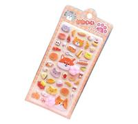 Generisch Animal Paw Print 3D Stickers, Mini Cute Decals Variety Pack, Stickers for Girls, Boys, Kids Feature, Laptop Phone Case Water Bottle Notebook Scrapbook Journal Classroom