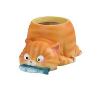 Generisch Animal Planter, Plant Holder, Resin Cartoon Flower Pot, Display Accent, Cute Decorative Garden Vase for Home, Lawn, Living Room, Bedroom, Kitchen, Planting, Multicolor