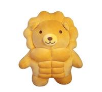 Generisch Animal Realistic Doll Toy, Muscle Stuffed Animal, 11.81 pulgadas CuteDecorative Cuddly Soft, Plush Doll Toy, for Living Room Game Room Couch Bed Car, Kids Boys and Girls