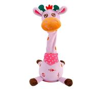 Generisch Animales de peluche de jirafas musicales, divertidos movimientos de baile para entretenimiento infantil, habitación, escritorio, sofá, decoración, regalo para niños pequeños
