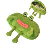 Generisch Animony Animal Pen - Estuche para Frog Pen | Gran Capacidad de Almacenamiento Divertido - Trazadores con Pelusa Bocaa Grande, Lápices con Accesorios
