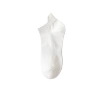 Generisch Ankle Socks Thin Cotton Socks Women's Thin Athletic Running Low Cut No Show Socks With Heel Tab White Socken Set, Blanco, Talla única