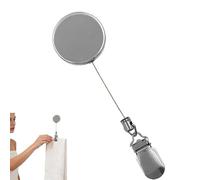 Generisch Appendini Per Asciugamani - 60 cm Filo Ferro Autoadesivo | Gancio Retraibile Con Ritorno Automatico | Molletta Portasciugamani Cucina Parete | Supporto Strofinacci Bagno | Porta Salviette C