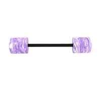 Generisch Aquatic Exercise Dumbbell Set | EVA & ABS, 29.5in & 19.9in Lengths | 2 en 1 Long Barbell & Short Dumbbell, 3 secciones desmontables | Pesos de agua para piscina, natación, yoga
