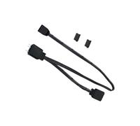 Generisch ARGB - Cable divisor (5 V, 1 hembra a 2 macho, 3 pines) | ARGB Cable alargador para accesorios de ventilador, 5 V, 3 pines, cable adaptador para ordenador ARGB sincronización