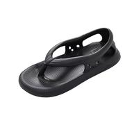 Generisch Artrosis rodilla zapatos hombre par de sandalias antideslizantes con parte inferior gruesa, zapatillas de secado rápido, zapatos de hombre, Negro , 44 EU 3X-Estrecho