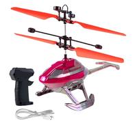 Generisch Aviones RC para niños | control por gestos helicóptero teledirigido con luz LED - batería resistente a caídas juguete para niños para exteriores, jardín, salón