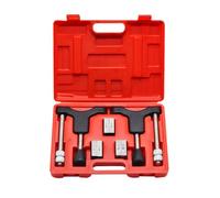 Generisch Axle Thread Repair Tools, Thread Restorer Kit, 13.78x9.84x2.36 pulgadas, Wrench Set, Bolt Adjustment Tool, Ideal for Automotive, Furniture, Marine, Boat Repairs, Red