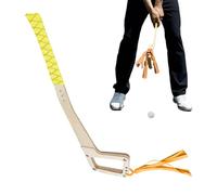 Generisch Ayuda de entrenamiento de golf portátil, herramienta de corrección de equilibrio con punto de encuentro ajustable para interiores, hogar y principiantes