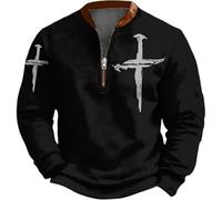 Generisch Azul X Hombres Sudadera 3D Impresión Digital Street Sports Fashion Trend Sudadera Tarántula Matar, Negro , 4XL