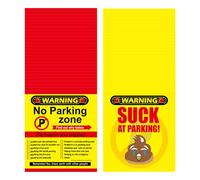 Generisch Bad Parking Cards, 50 Pieces Funny Parking Card, School Supplies, Gift for Men Women Family Friends, 3.54x3.15 inches Perfect for Valentine's Day, Christmas, Business Use