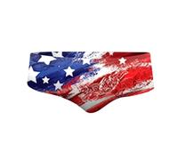 Generisch Badehorts Badehose für Herren,flache Ecke,Strand,Resort,Wasserpark,Einweichen,heißen Quelle,Digitalbedruckte Badehose, rojo, M