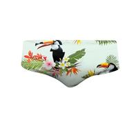 Generisch Badehorts Badehose für Herren,flache Ecke,Strand,Resort,Wasserpark,Einweichen,heißen Quelle,Digitalbedruckte Badehose, verde menta, XXL