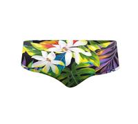 Generisch Badehorts Bademode Bikini Damen Badehose für Herren,flache Ecke,Strand,Resort,Wasserpark,Einweichen,heißen Quelle,Digitalbedruckte Badehose, Blanco, M