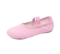 Generisch Bailarinas para niña Zapatos de comunión blancos festivas princesas zapatos planos Mary Jane Zapatos fáciles de poner plegables lavables Ballet Performance Zapatos de interior Yoga Zapatos