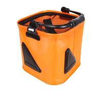 Generisch Bait Bucket, Foldable Fishing Transport Container, Portable Fish Tackle Storage Box for Pond, Lake, Beach, Inshore, Deep Sea, Saltwater, , Crappie and Pike Fishing